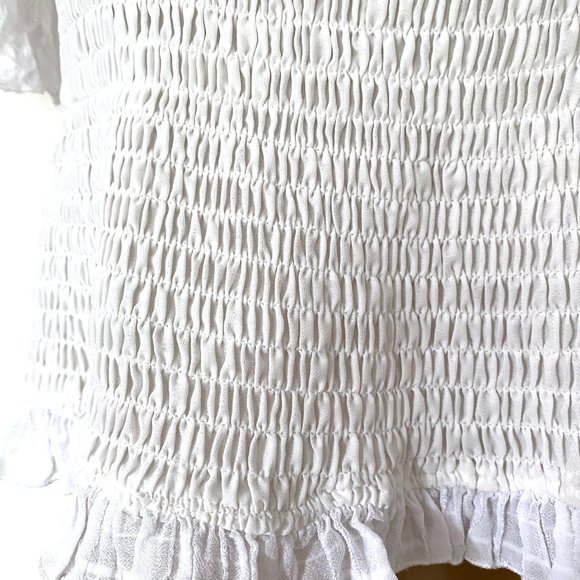 Zara White Fancy Top - Picture 4 of 11